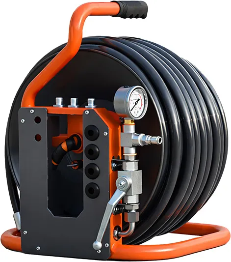 Amjet T2 Professional High-Pressure Hose Reel, 300 Bar / 4350 Psi, Multi-Bore Hoses